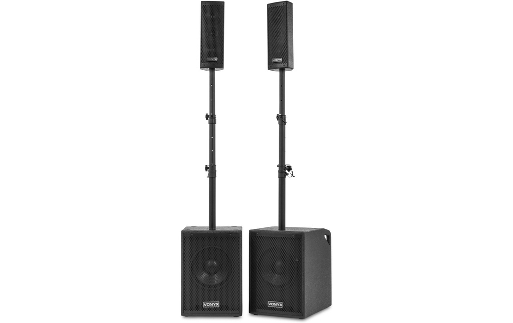 Vonyx VX1020BT Système de sonorisation 2.2 avec subwoofer
