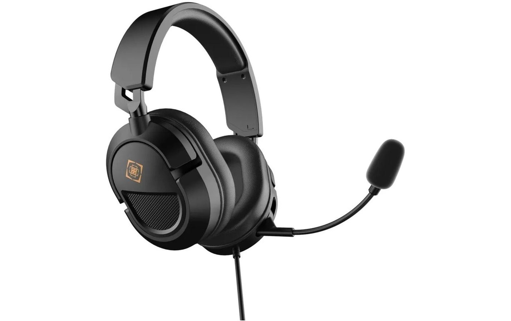 DELTACO DH120 Casque stéréo pour PC de jeu, noir