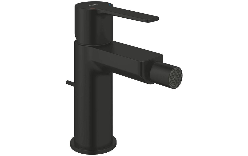 GROHE Linéaire Noir mat S-Size avec garniture d'écoulement