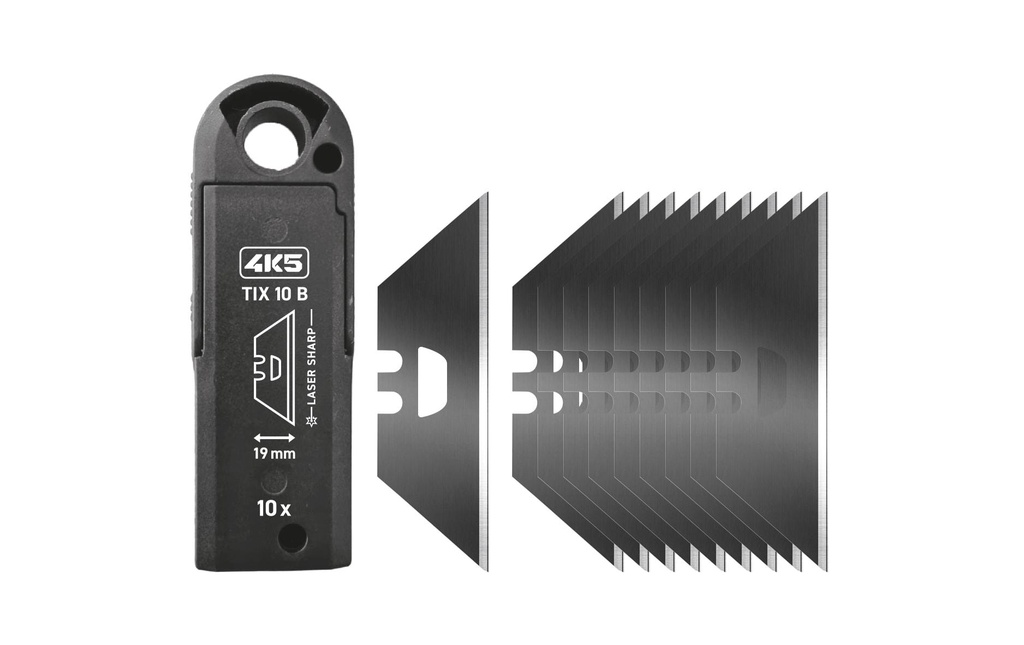 Laserliner Lames de rechange TIX10B Trapèze revêtu de carbone