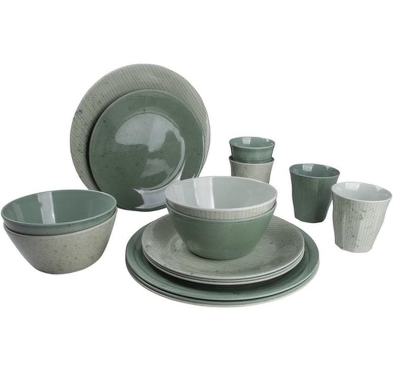 Bo-Camp Ensemble de vaisselle de plein air Mix and Match 16 pcs.