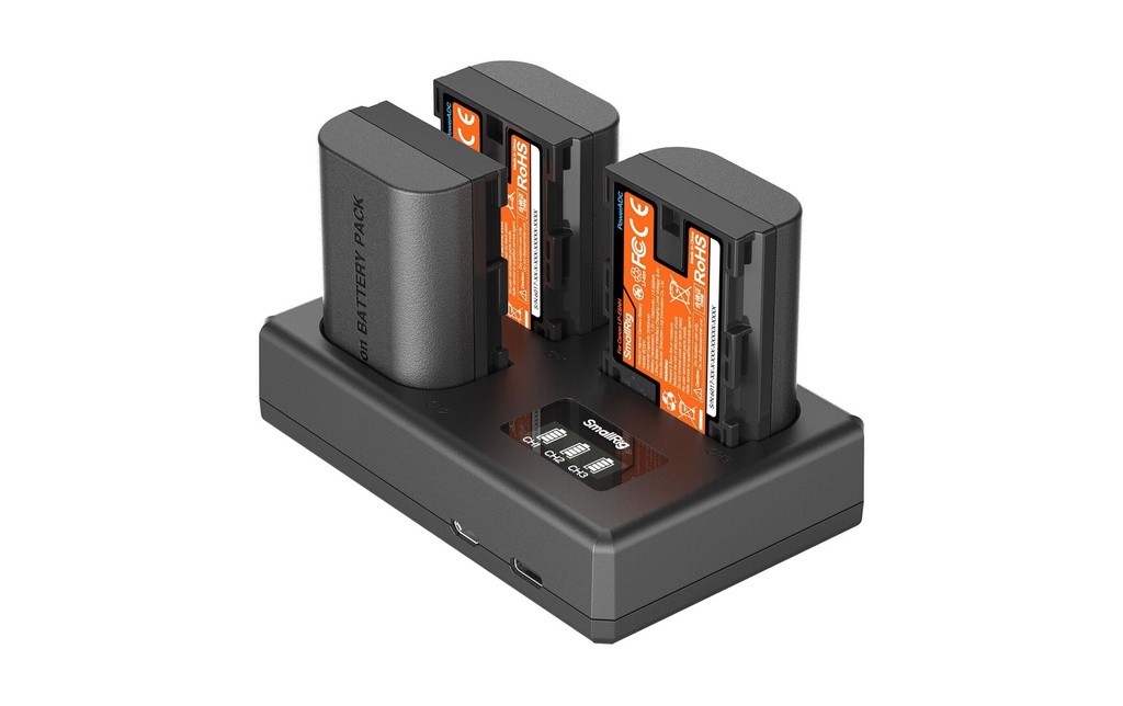 Smallrig Batterie pour Appareils photo numérique LP-E6NH Triple