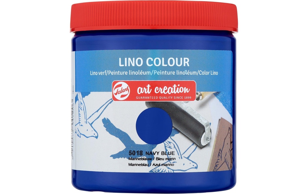 Talens Encre pour linogravure 250 ml, Bleu marine