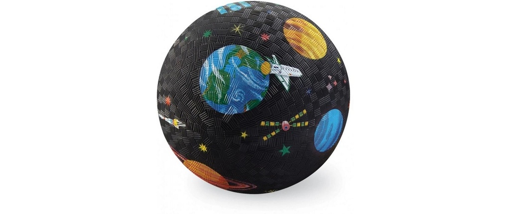 Crocodile Creek Balle en caoutchouc Exploration de l'espace, 18 cm