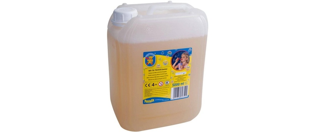 Pustefix Bidon de recharge 5 l, bulles de savon Bulles de savon