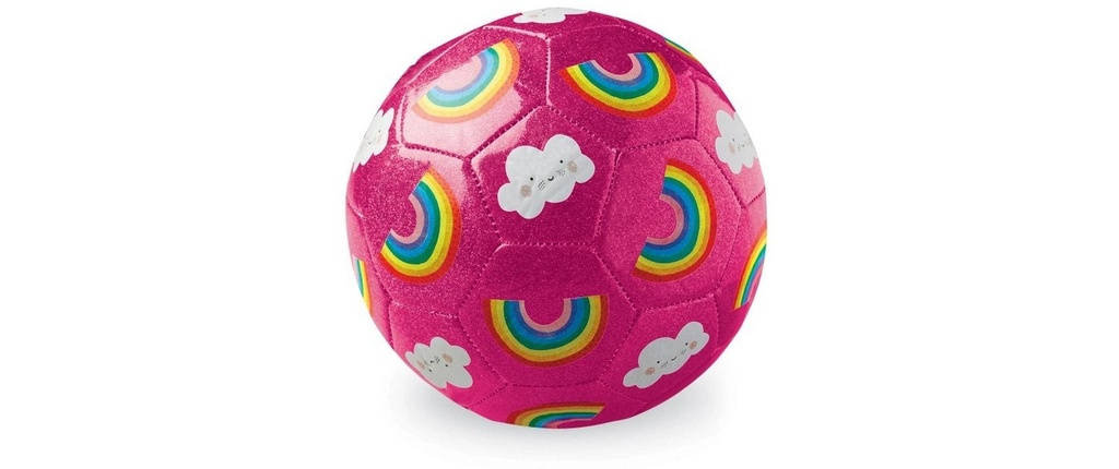 Crocodile Creek Football Paillettes, arc-en-ciel, taille 3, 17.8 cm