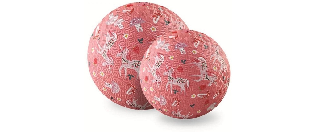 Crocodile Creek Balle en caoutchouc Unicorn Garden Ø 18 cm