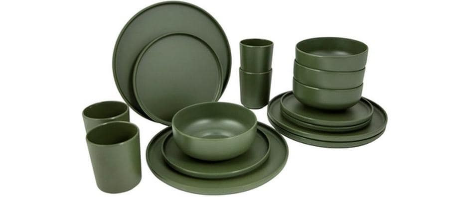 Bo-Camp Ensemble de vaisselle de plein air Industrial Patom 16 pcs.