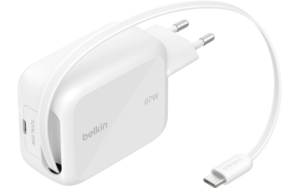 Belkin BoostCharge Pro 67 W, double GaN
