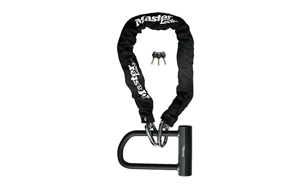 Masterlock antivol à chaîne pour vélo avec mini-serrure à étrier