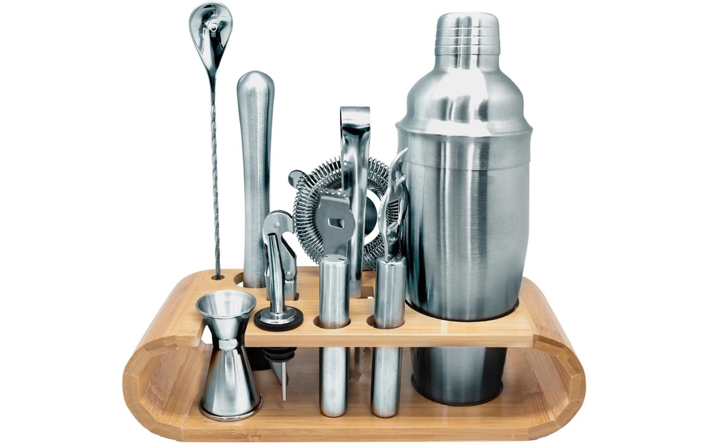 Vin Bouquet Kits à cocktail Set à cocktail 0.5 l, Argenté/Brun