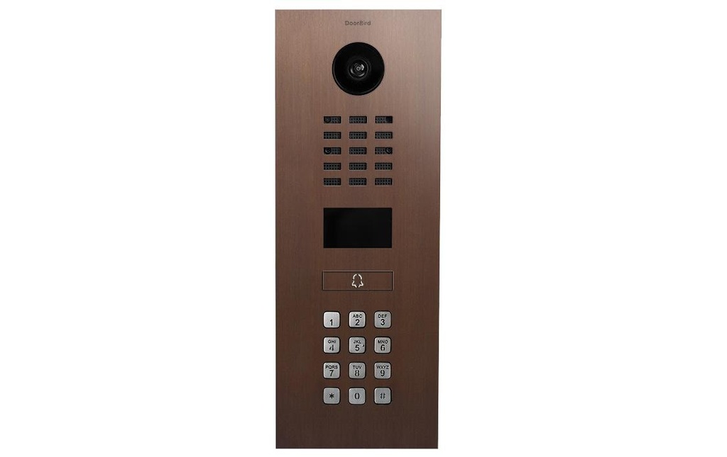 Doorbird D2201KV Interphone Vidéo IP Bronze architectural
