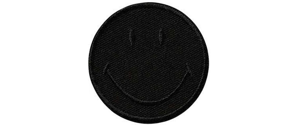 Mono-Quick Ecusson Smiley Black 1 Pièce/s