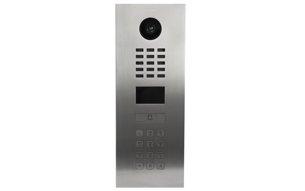 Doorbird D2201KV Interphone Vidéo IP acier inoxydable V2A, brossé