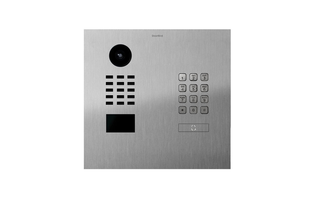 Doorbird Interphone vidéo IP acier inoxydable V2A, brossé
