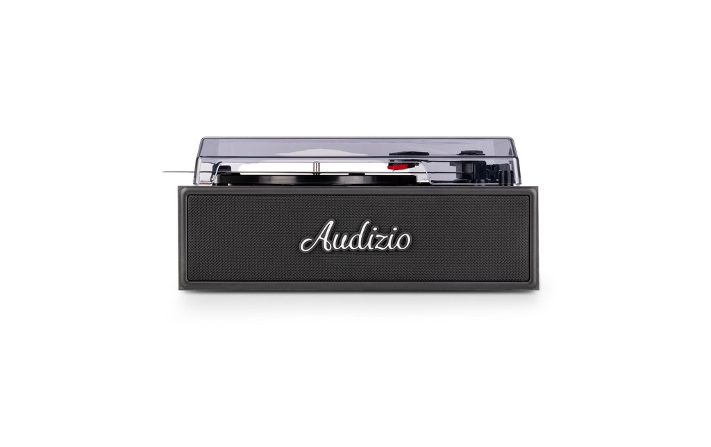 Audizio Tourne-disque Bluetooth Reno-BK Retro, stéréo Noir