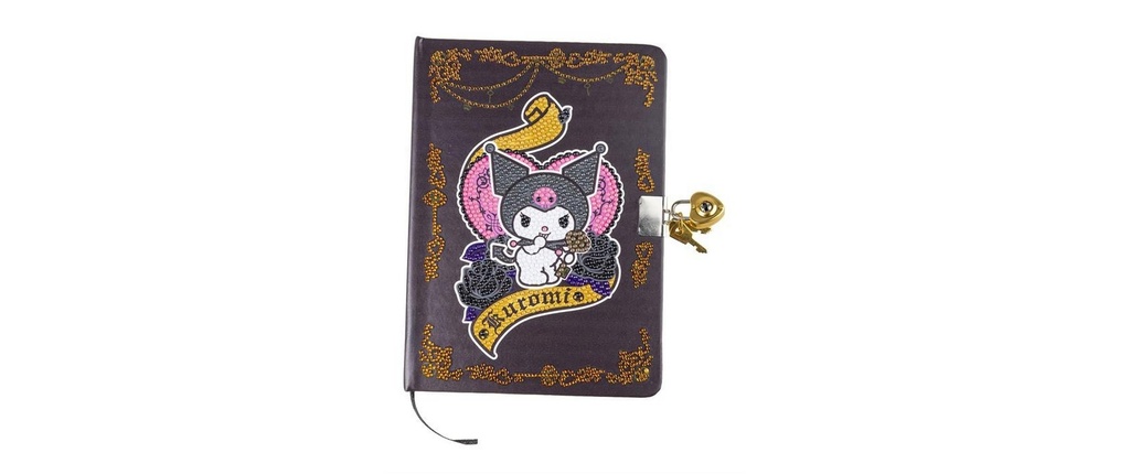 CRAFT Buddy Journal intime Crystal Art, avec serrure, 21 x 15 x 1.5 cm