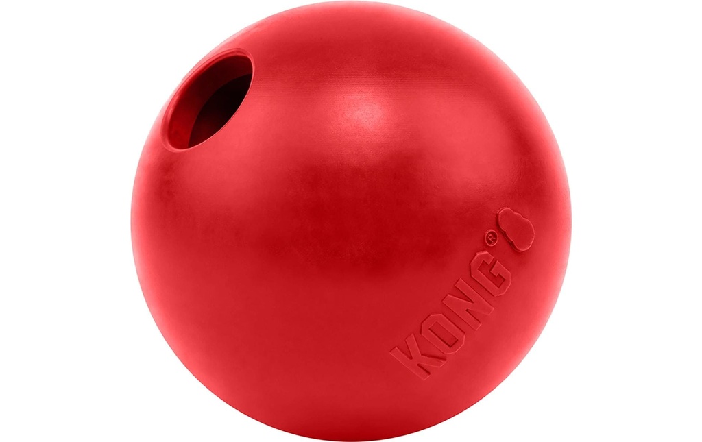 Kong Jouet pour chien Balle Classic L avec trou Rouge