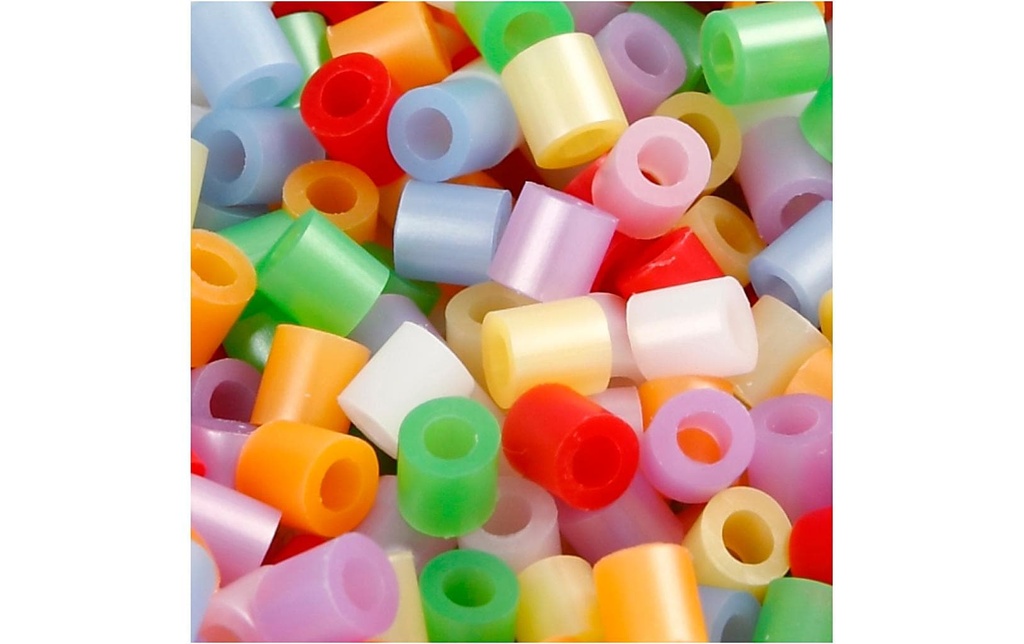Creativ Company Perles à repasser, taille 5 x 5 mm Teintes nacrées