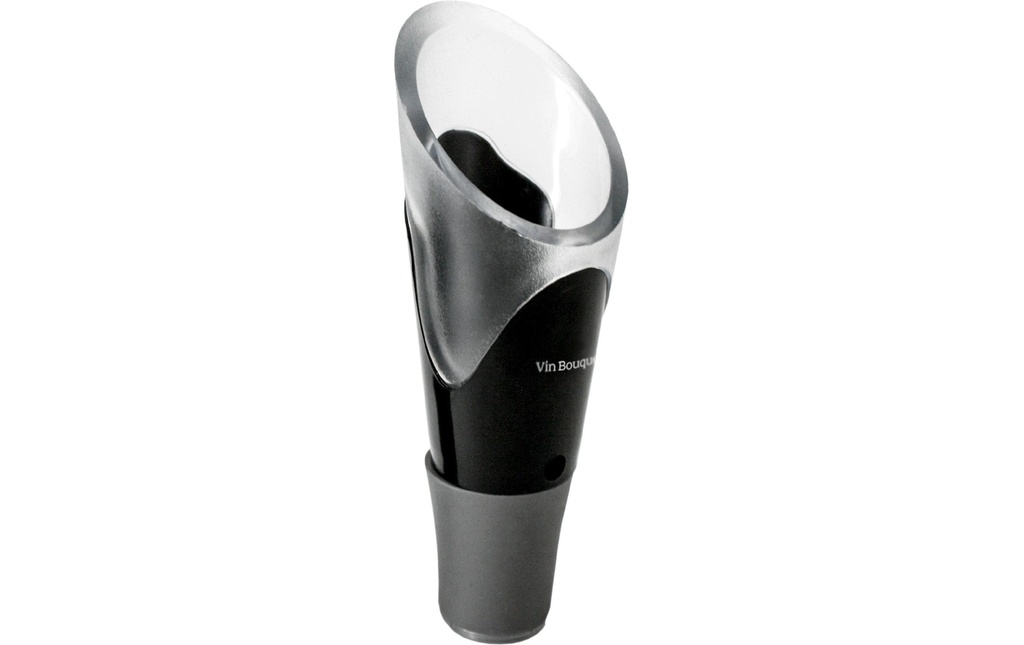 Vin Bouquet Bec verseur à vin 9.5 cm, transparent | noir