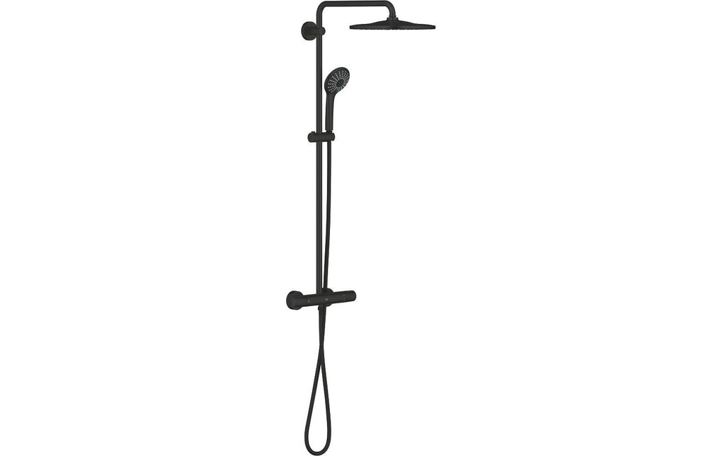 GROHE Vitalio Joy avec robinetterie thermostatique noir mat