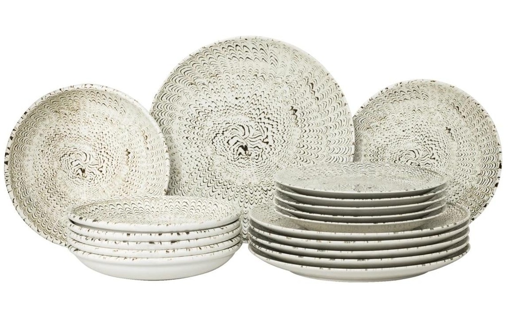 THOMAS Sandora Lightbeige Set 18 pcs. Porcelaine beige clair