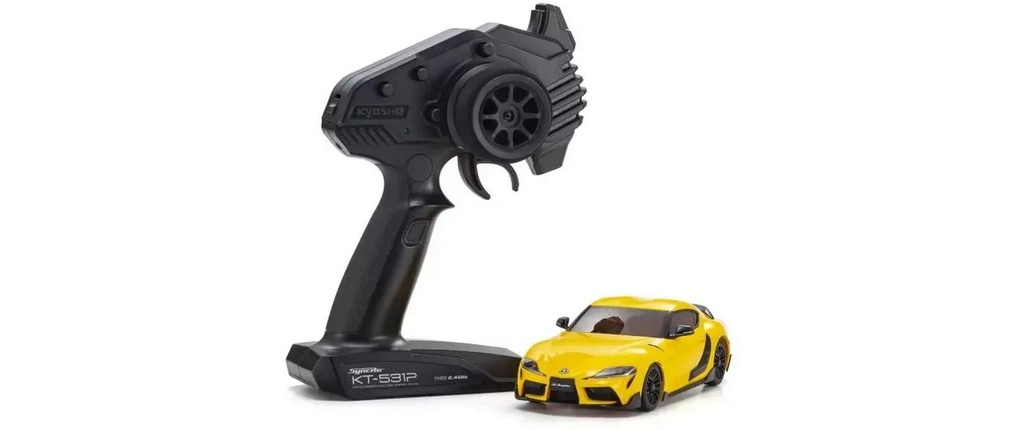 Kyosho Mini Z MR04 RWD Toyota GR Supra TRD Aero Jaune clair 1:27