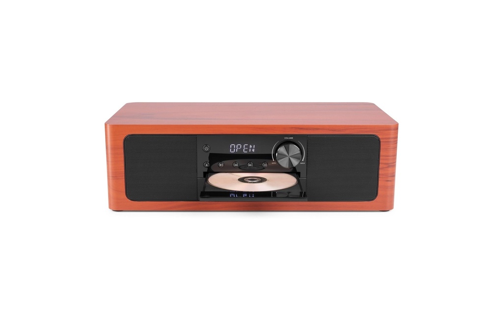 Audizio Lunata-CRM Lecteur hi-fi, CD, DAB+, BT, HDMI ARC, cerise Rouge