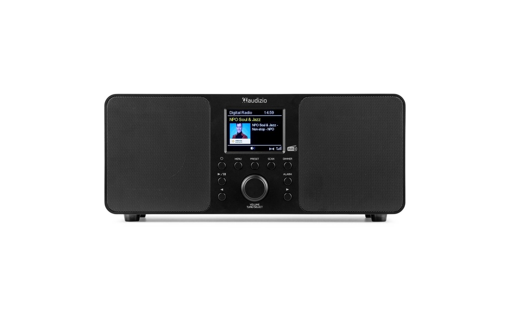 Audizio Radio DAB+/FM Genoa avec Bluetooth, stéréo, Noir