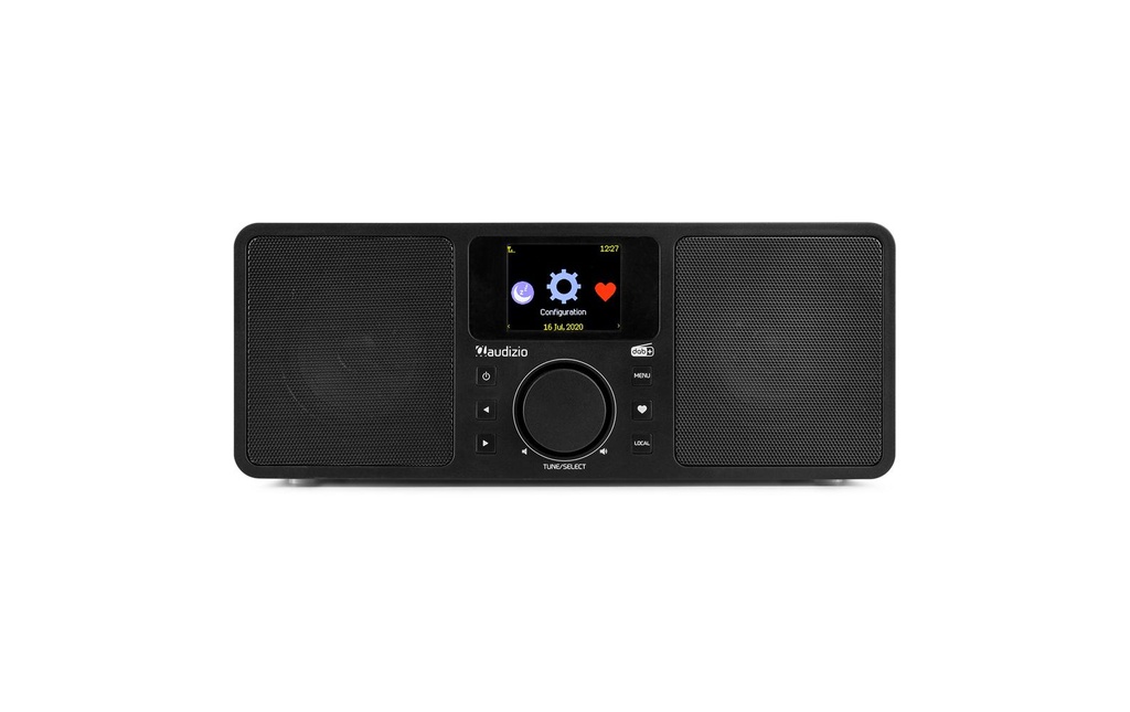 Audizio Lecteur hi-fi Lunata-BK, CD, DAB+, Bluetooth, HDMI ARC, Noir