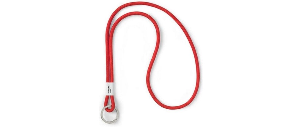 PANTONE BY COPENHAGEN Porte-clés long Red
