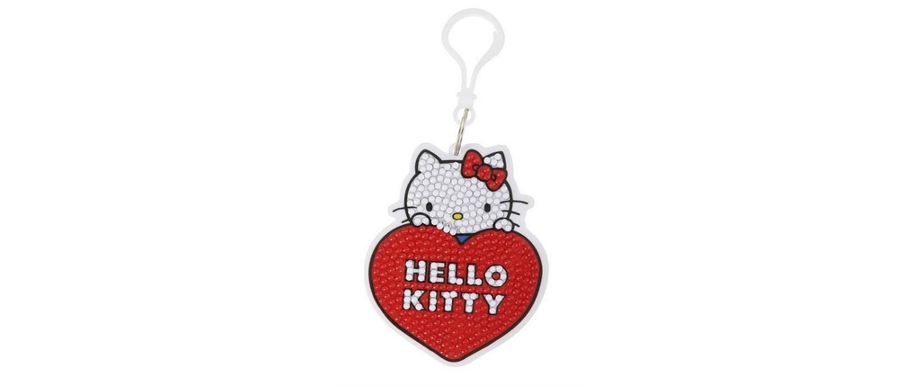 CRAFT Buddy Hello Kitty, Crystal Art Pendentif sac à dos Kit de bricolage