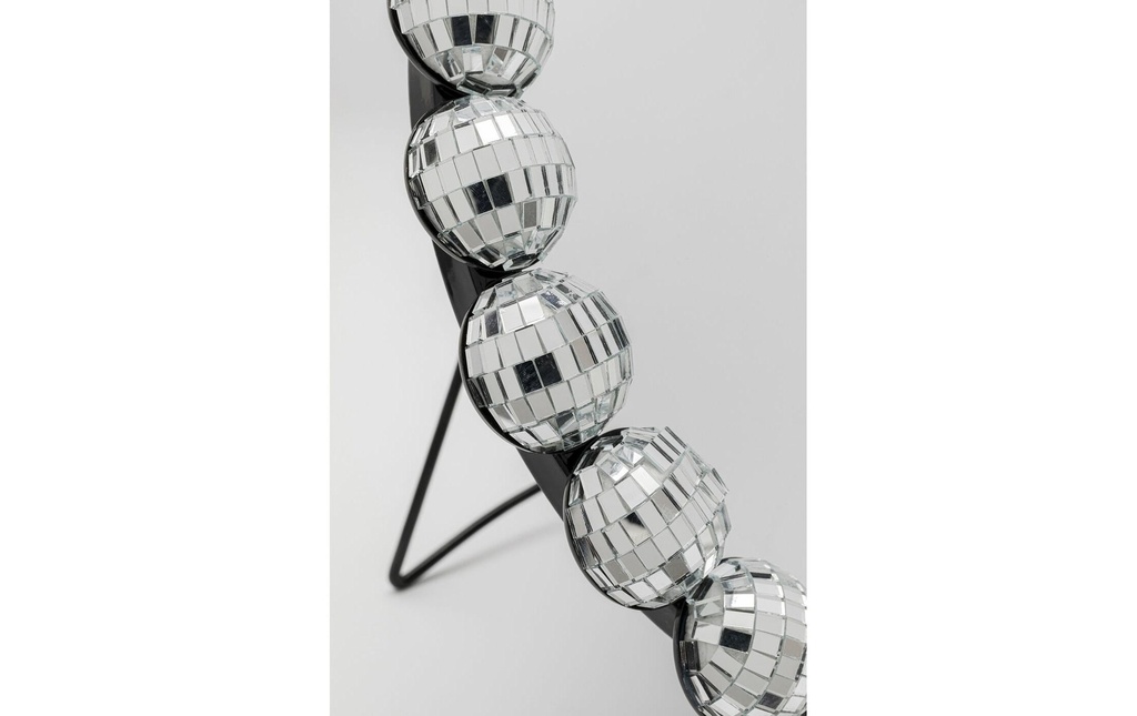 Kare Miroir de table Disco Balls Argenté