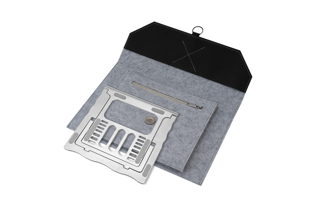 4smarts Ensemble Ergo Workspace pour ordinateur portable / tablette, gris clair 13