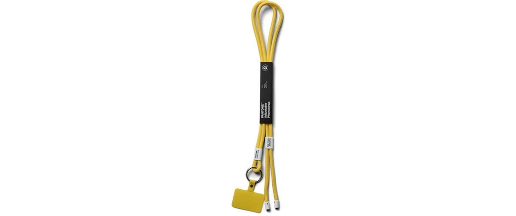 Pantone by Copenhagen Design AdjustablePhonestrap Yellow012