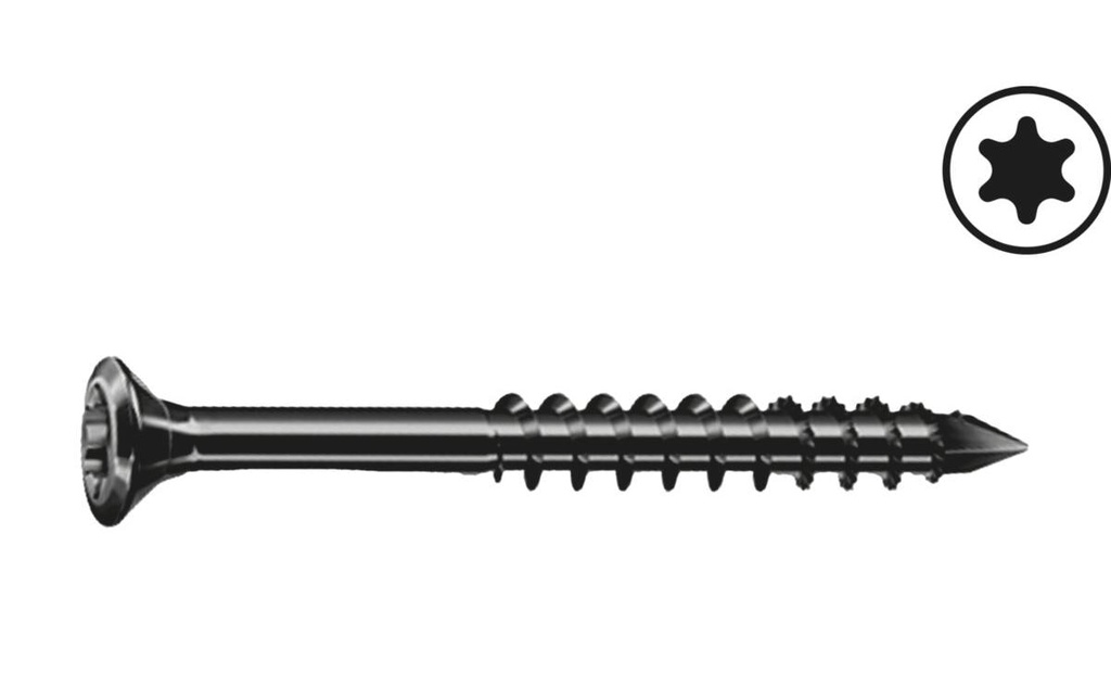 Spax Vis de façades BLAX tête fraisée bombée 4 x 45 mm, 100 Pièce/s
