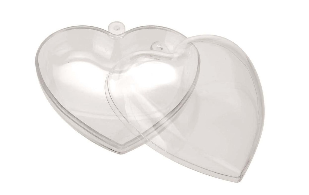 Glorex Cœur en plastique 1 pièce, 9.5 cm