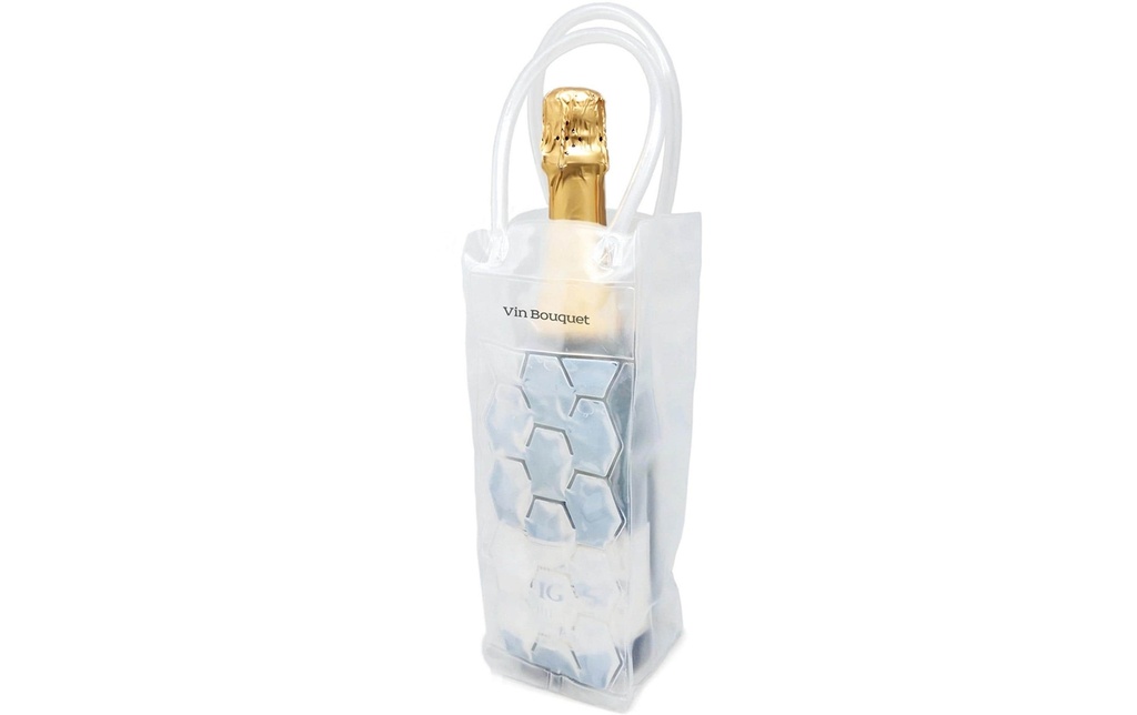 Vin Bouquet avec 2 bandes de préhension Transparent