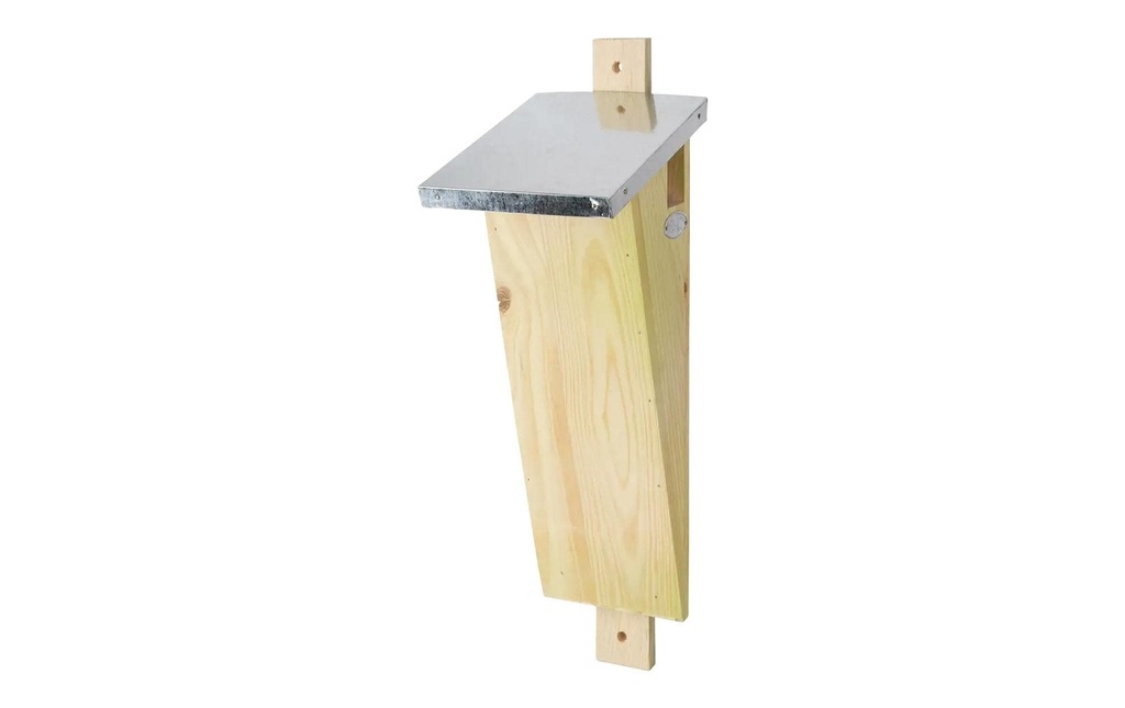 Esschert Design Nichoir Bois de pin zinc naturel