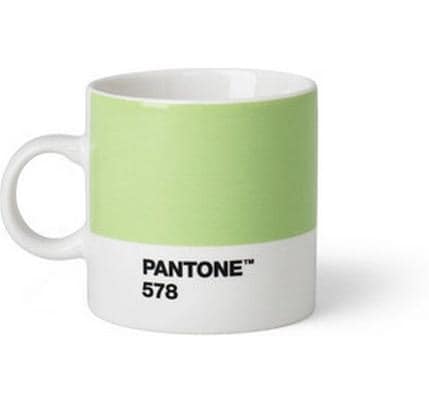 PANTONE BY COPENHAGEN Tasse à espresso Light Green (100 pces)