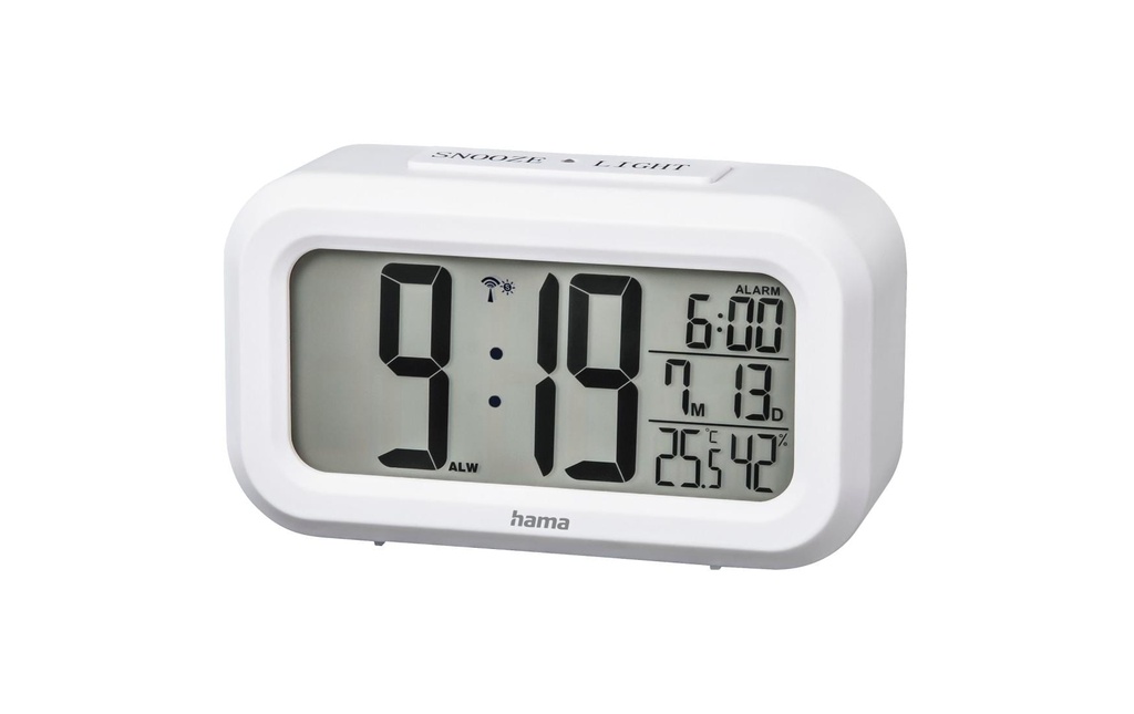 Hama RC 660 Digital Blanc avec température et humidité