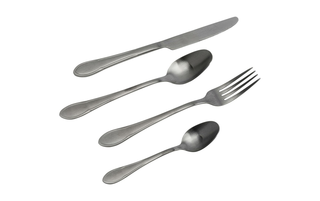 Kare Kits de couverts Cucina, 16 pièces, graphite mat