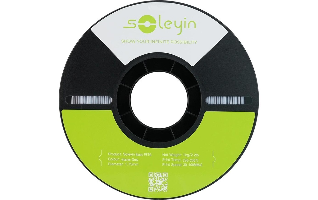 Creality Filament Soleyin PETG Gris 1.75 mm 1 kg