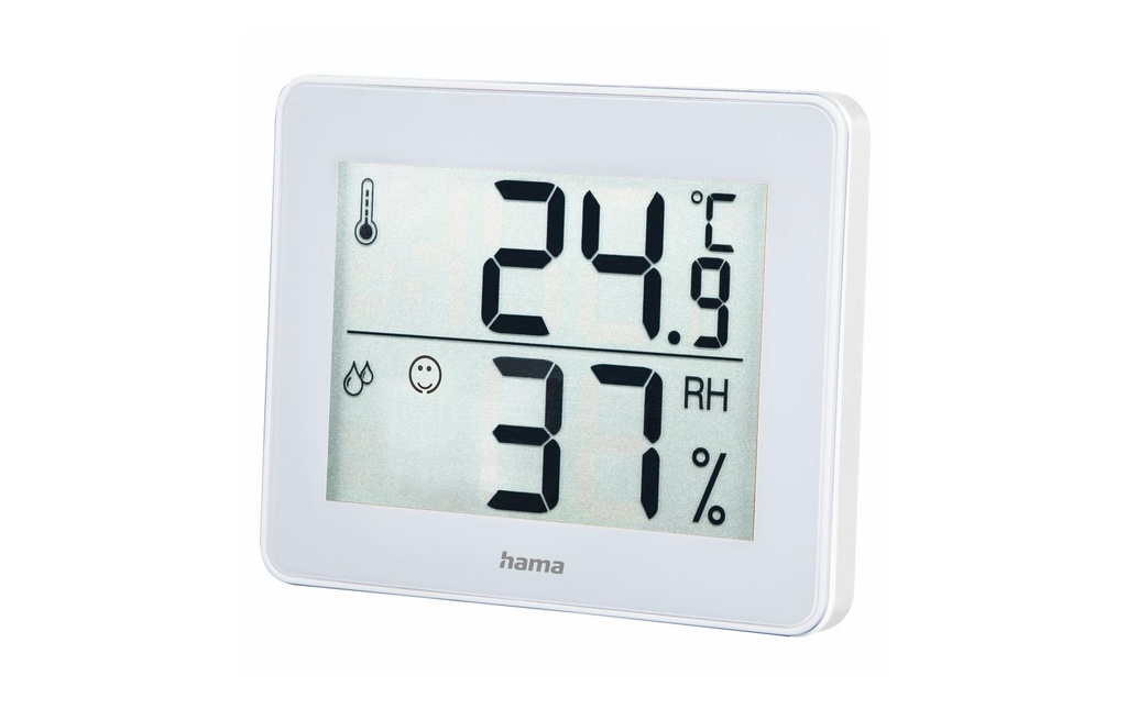 Hama Thermo-hygromètre TH-130 Plastique blanc