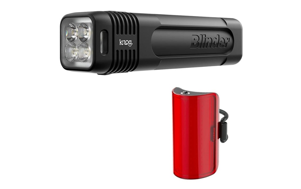 knog. Kit d'éclairage Blinder 1000 & Blinder Square Noir
