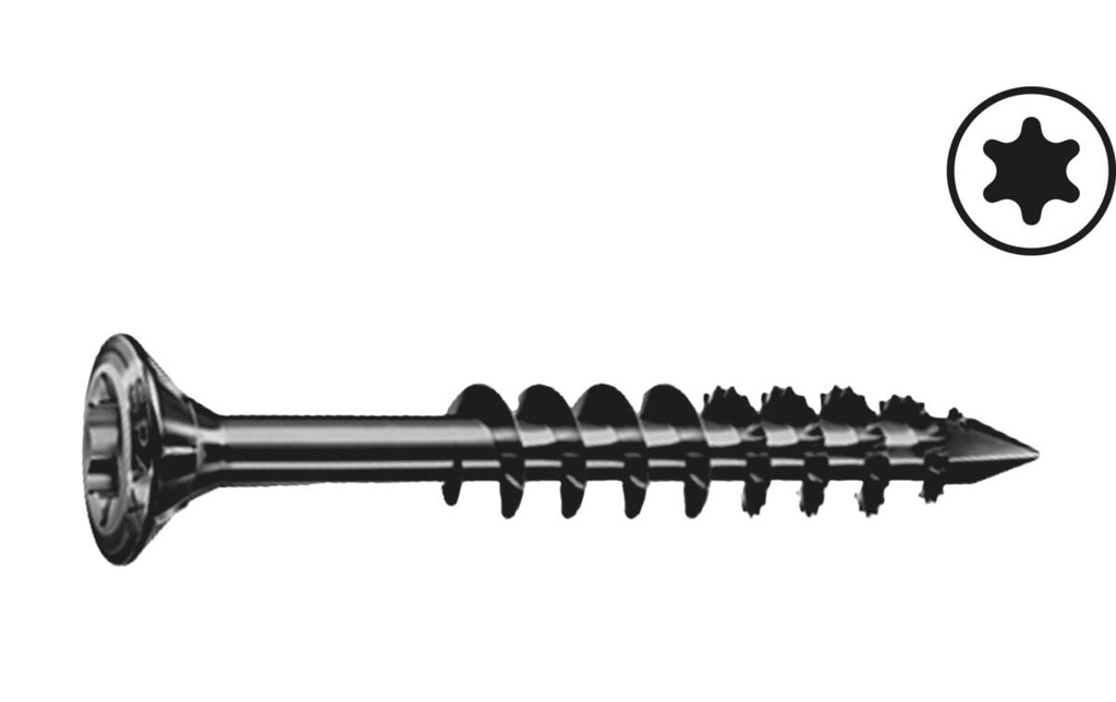 Spax Vis de façades BLAX tête fraisée bombée 4.5 x 50 mm, 200 Pièce/s