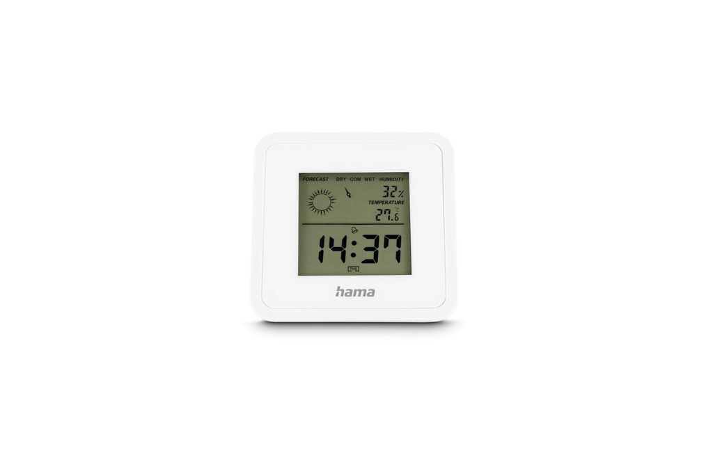 Hama Bornéo Thermo-hygromètre digital pour intérieur blanc
