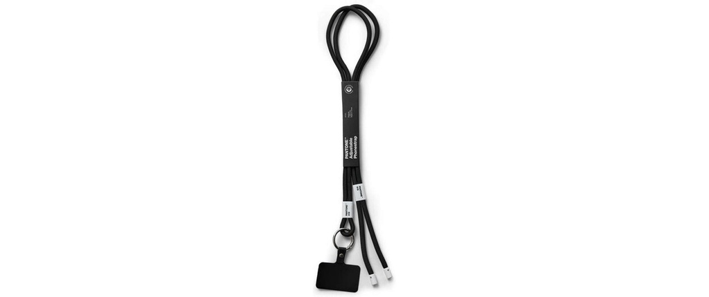 Pantone by Copenhagen Design AdjustablePhonestrap Black419