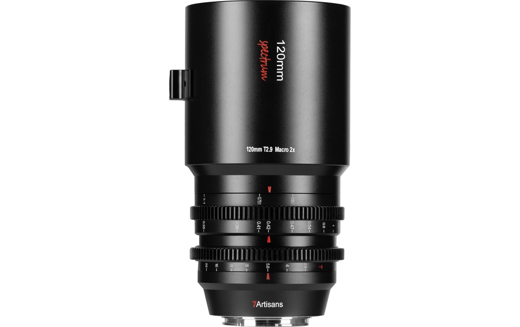 7Artisans Longueur focale fixe 120mm T/2.9 Macro 2x – Sony E-Mount