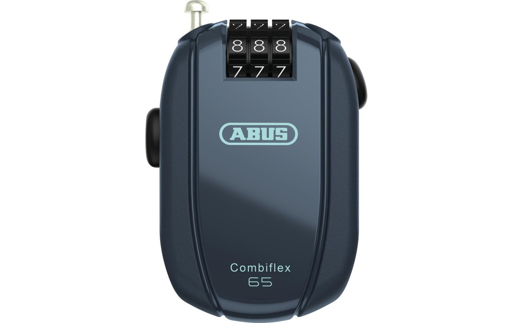 Abus Combiflex StopOver 65 Code Plastique Acier Bleu